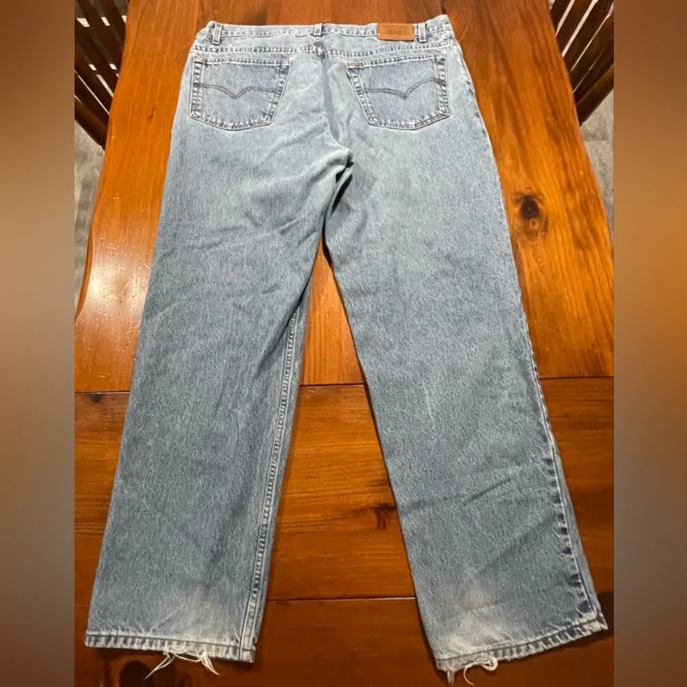 Levi's Vintage Mens Light Blue 100% Cotton Relaxed Fit Jeans Size 44 X 32 540 90